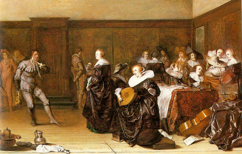 Pieter Codde Dancing Party oil painting picture